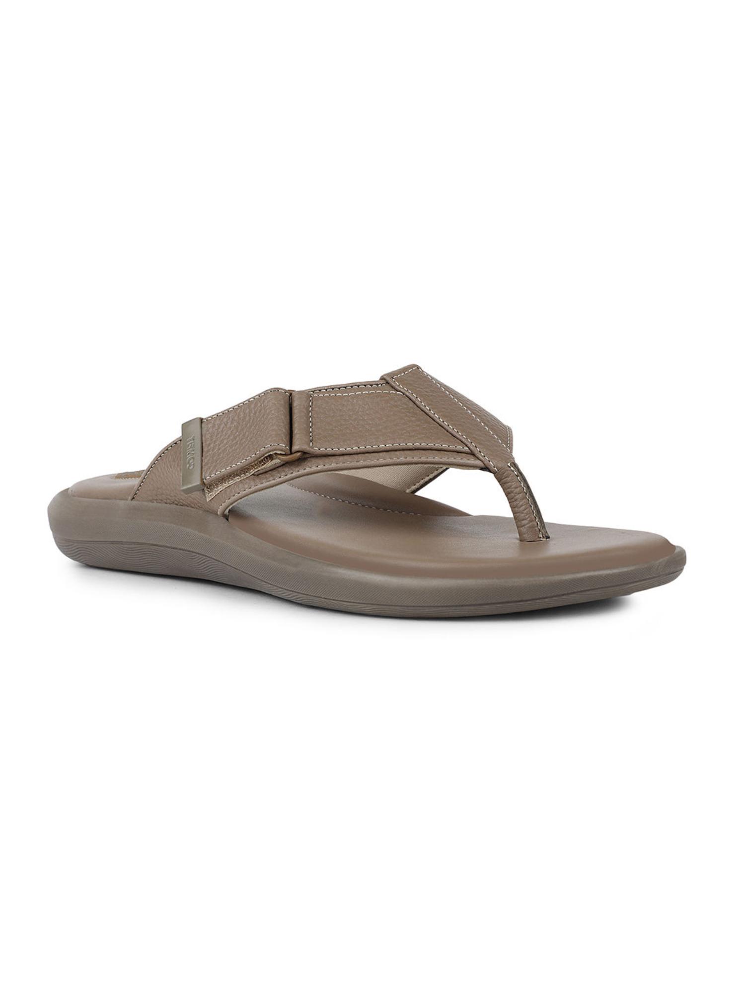 Bata Comfit Men Beige Flip Flops