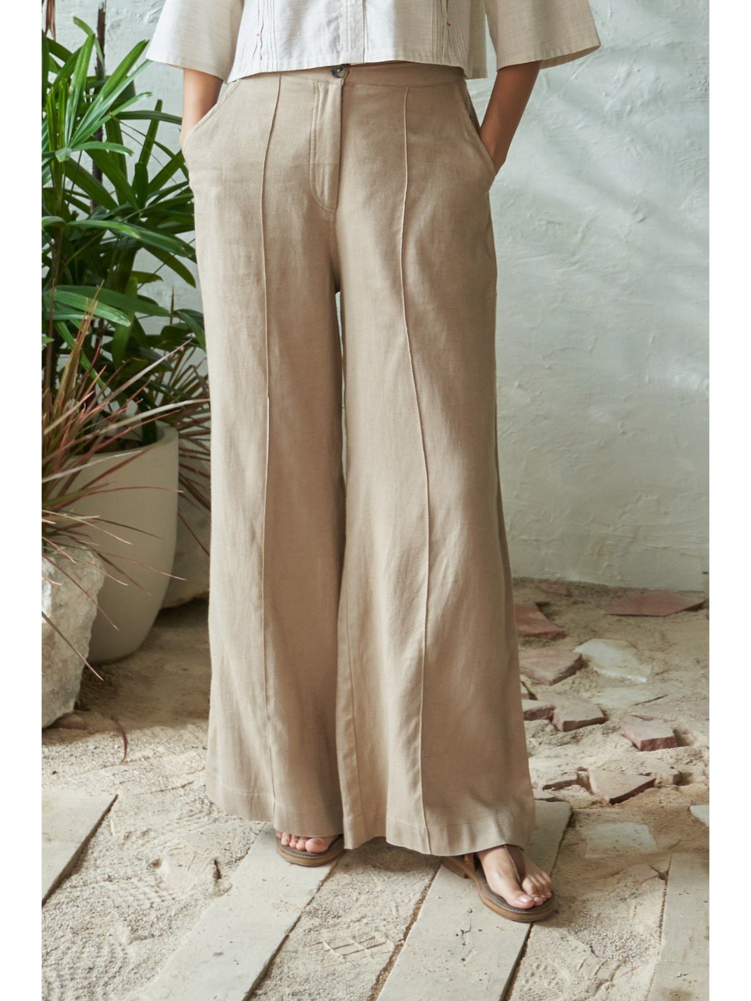 CANOOPI Brown Arabica Coffee Pants