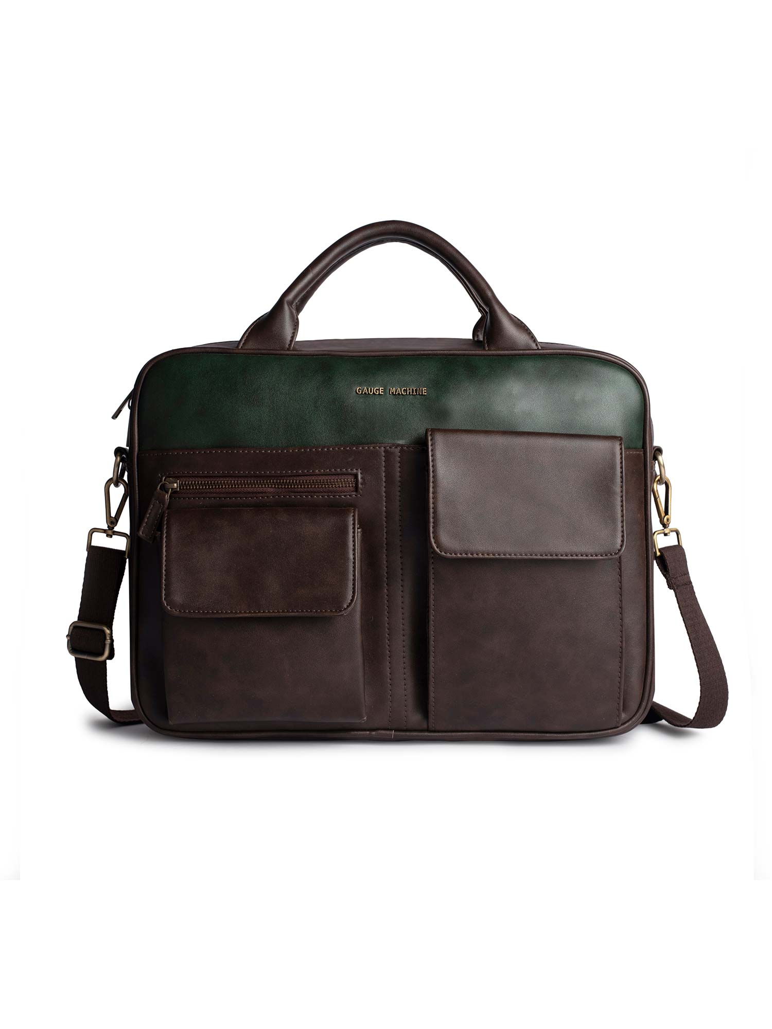 Gauge Machine 16 Brown Laptop Bag