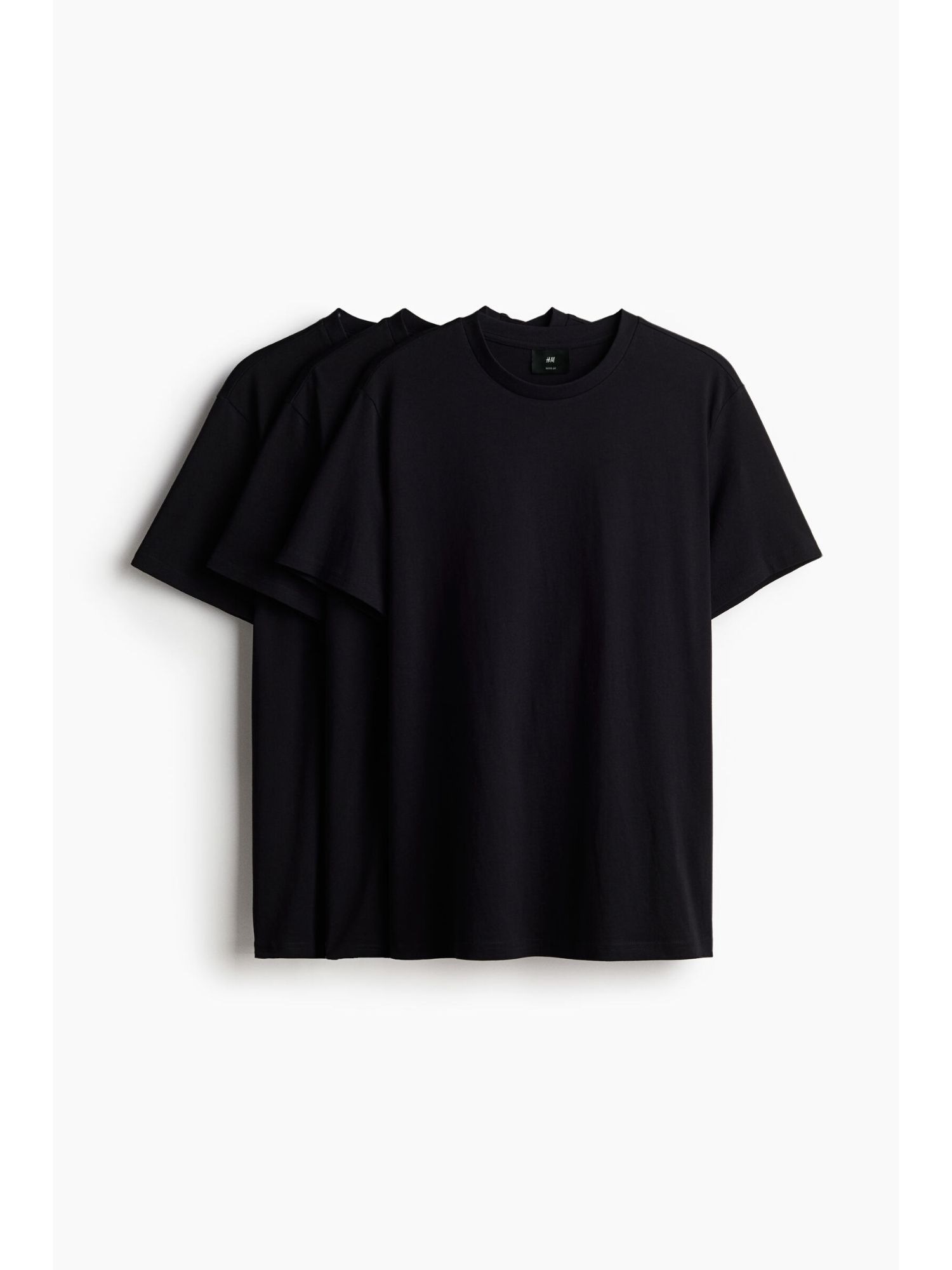 H&M Men 3-Pack Regular Fit T-Shirts
