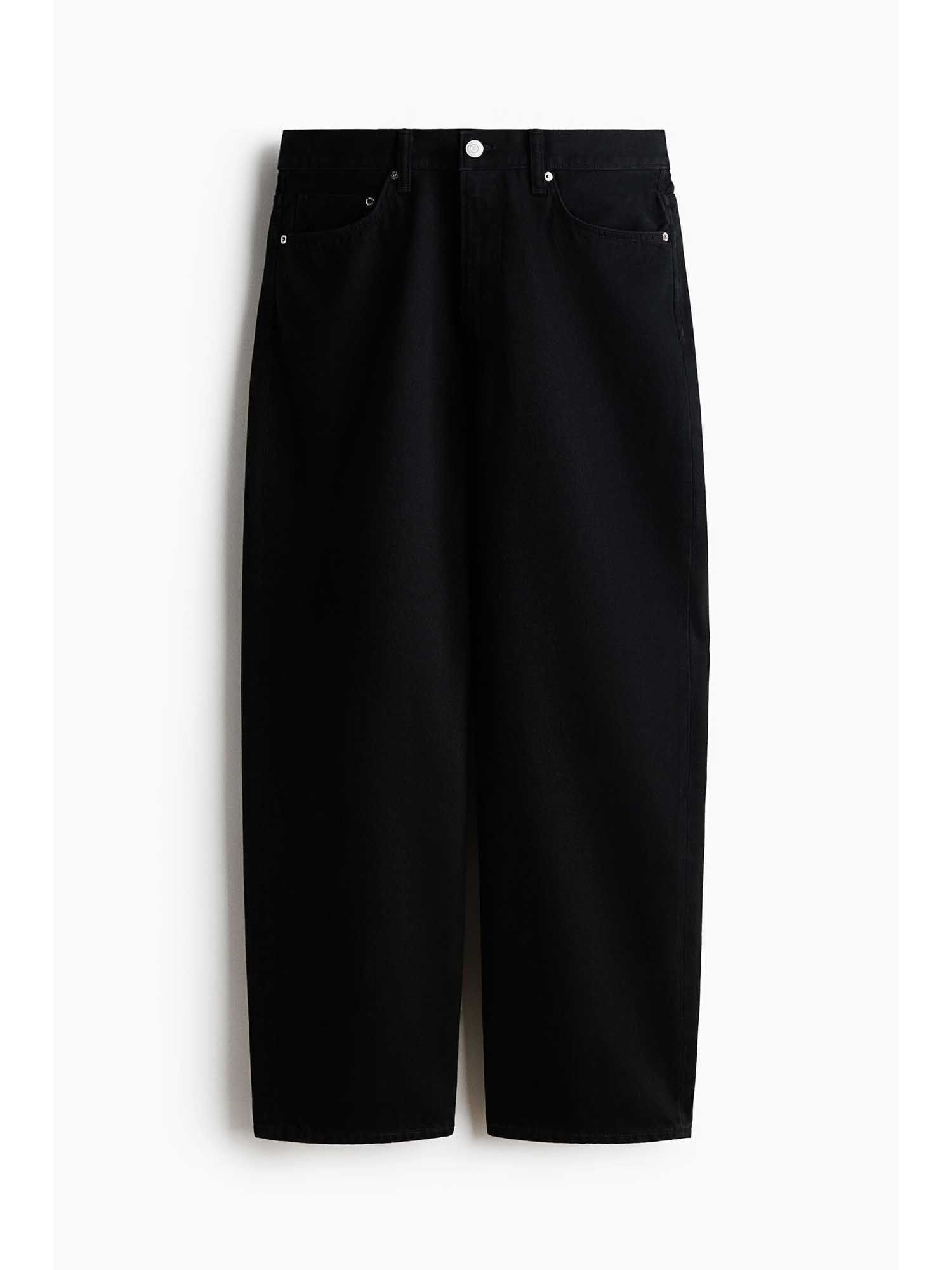 H&M Men Black Baggy Jeans