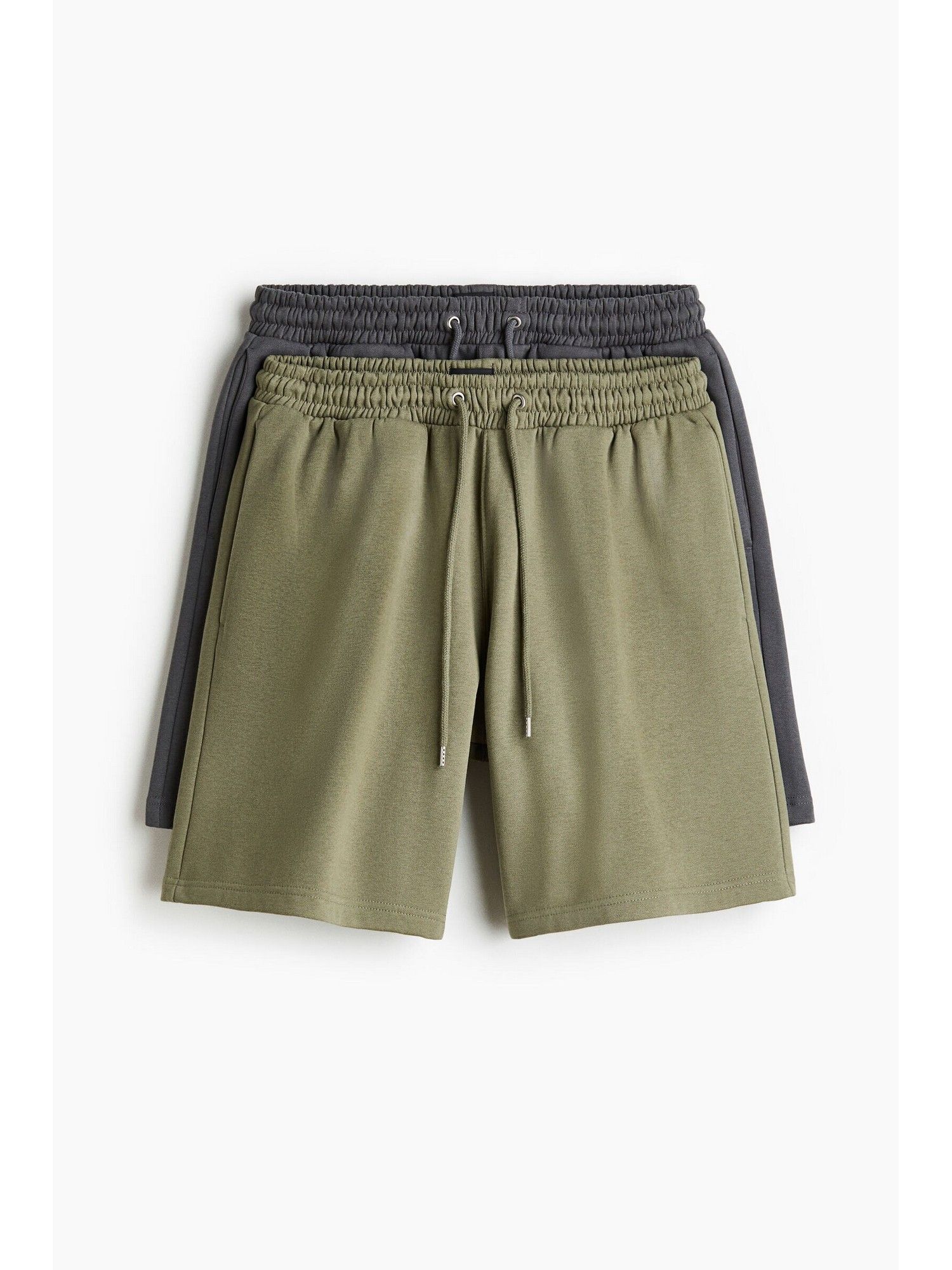 H&M Men Green 2-Pack Regular Fit Shorts