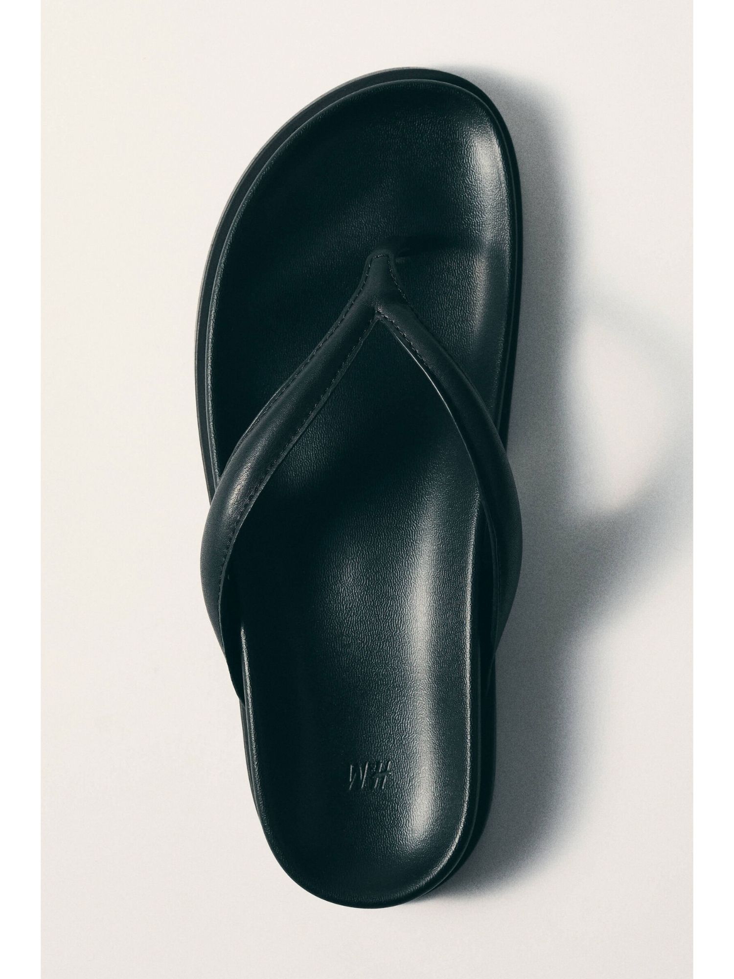 H&M Women Black Footbed Flip-Flops