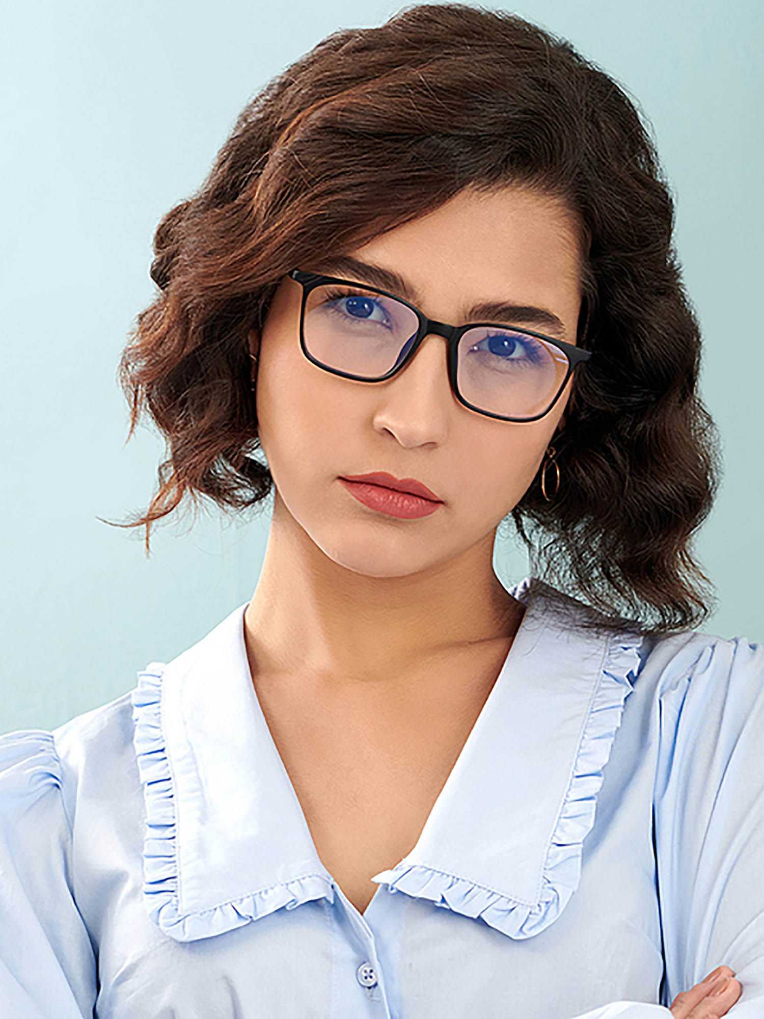 Lenskart Blu Black Square Computer Glasses - LB E13526