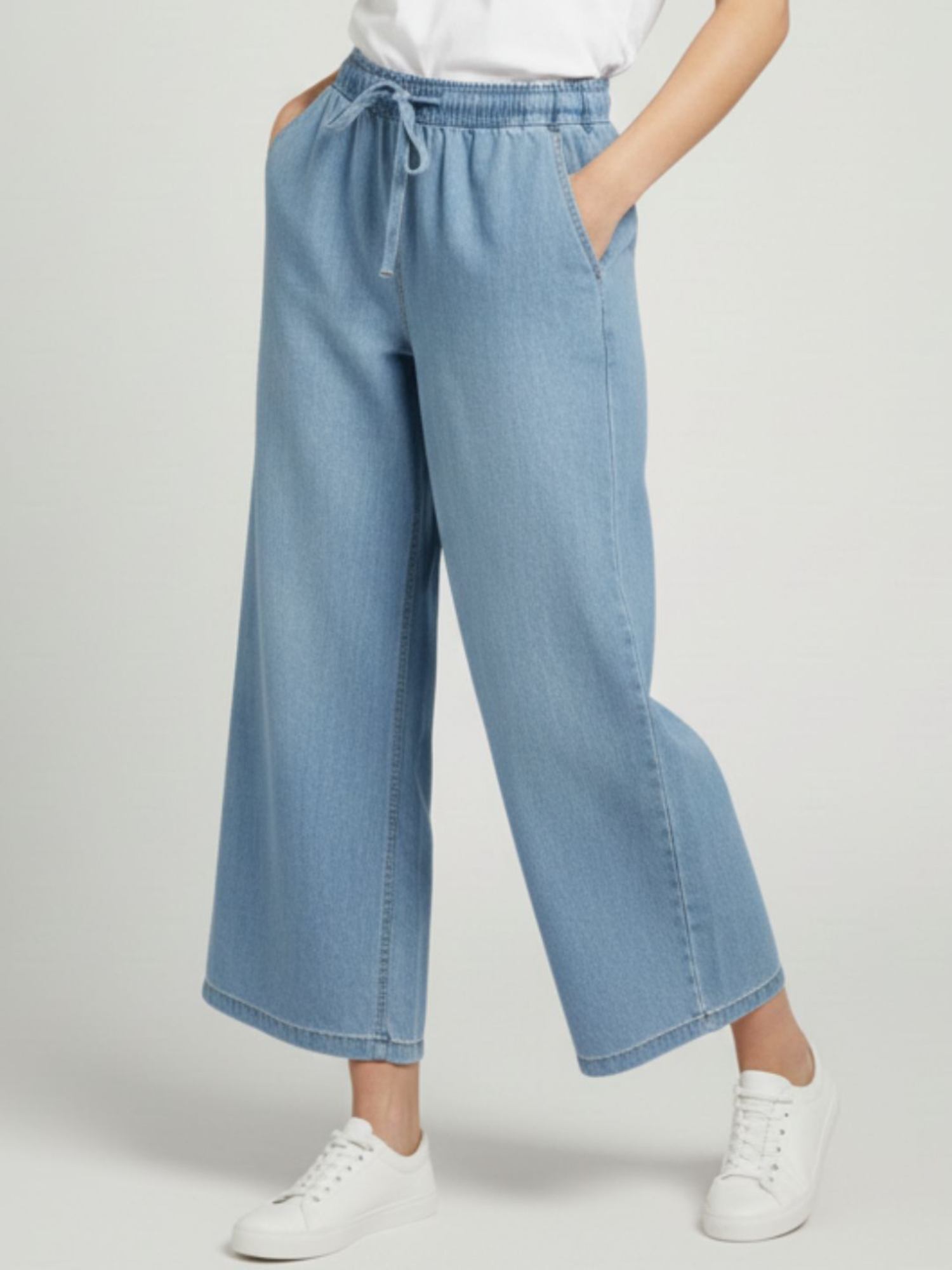 Lounge Dreams Light Blue Denim Drawstring Trouser