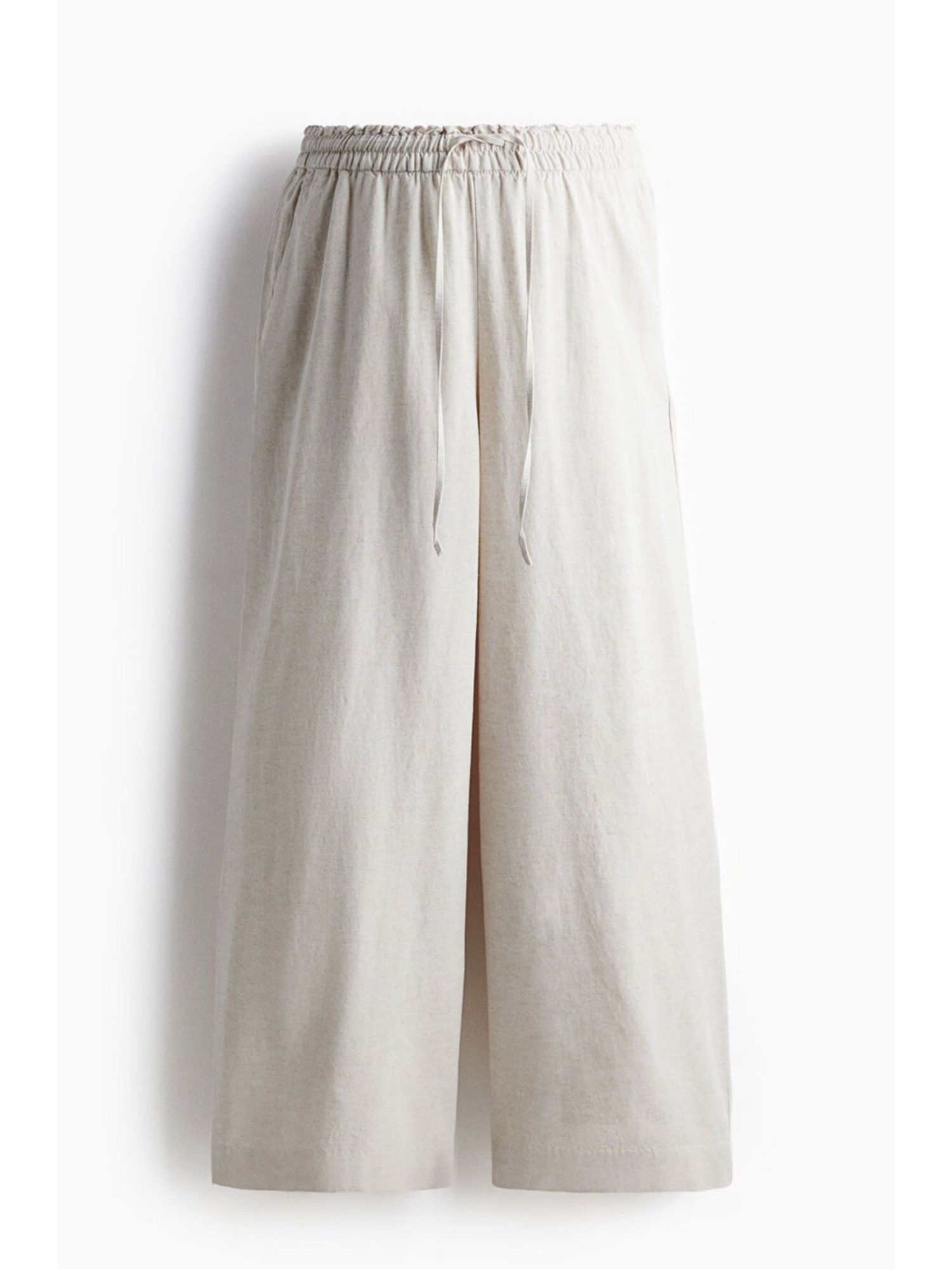 Lounge Dreams Linen Blend Off-White Pant
