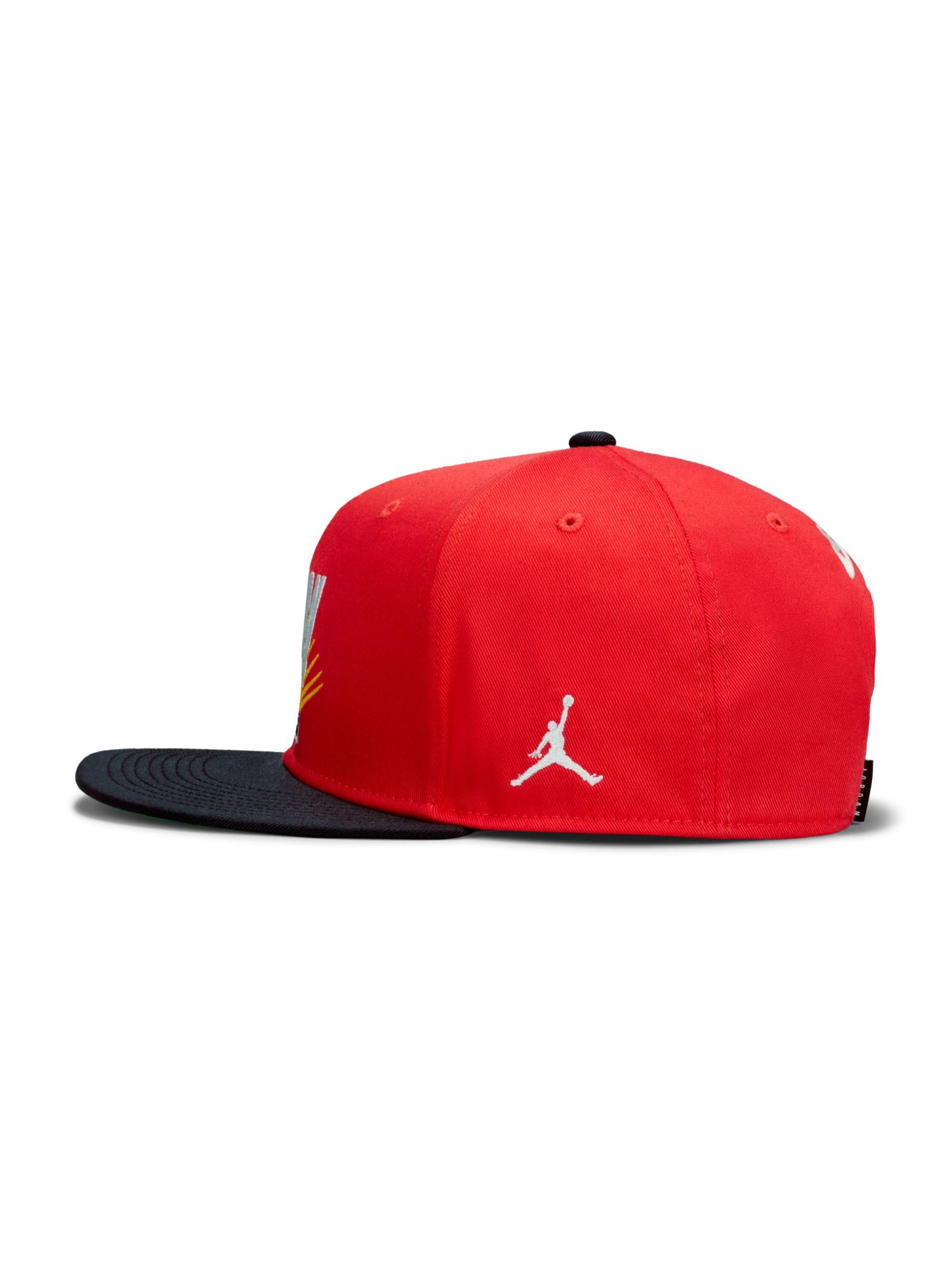 Nike Jordan Essentials Pro Red Structured Flat Bill Cap