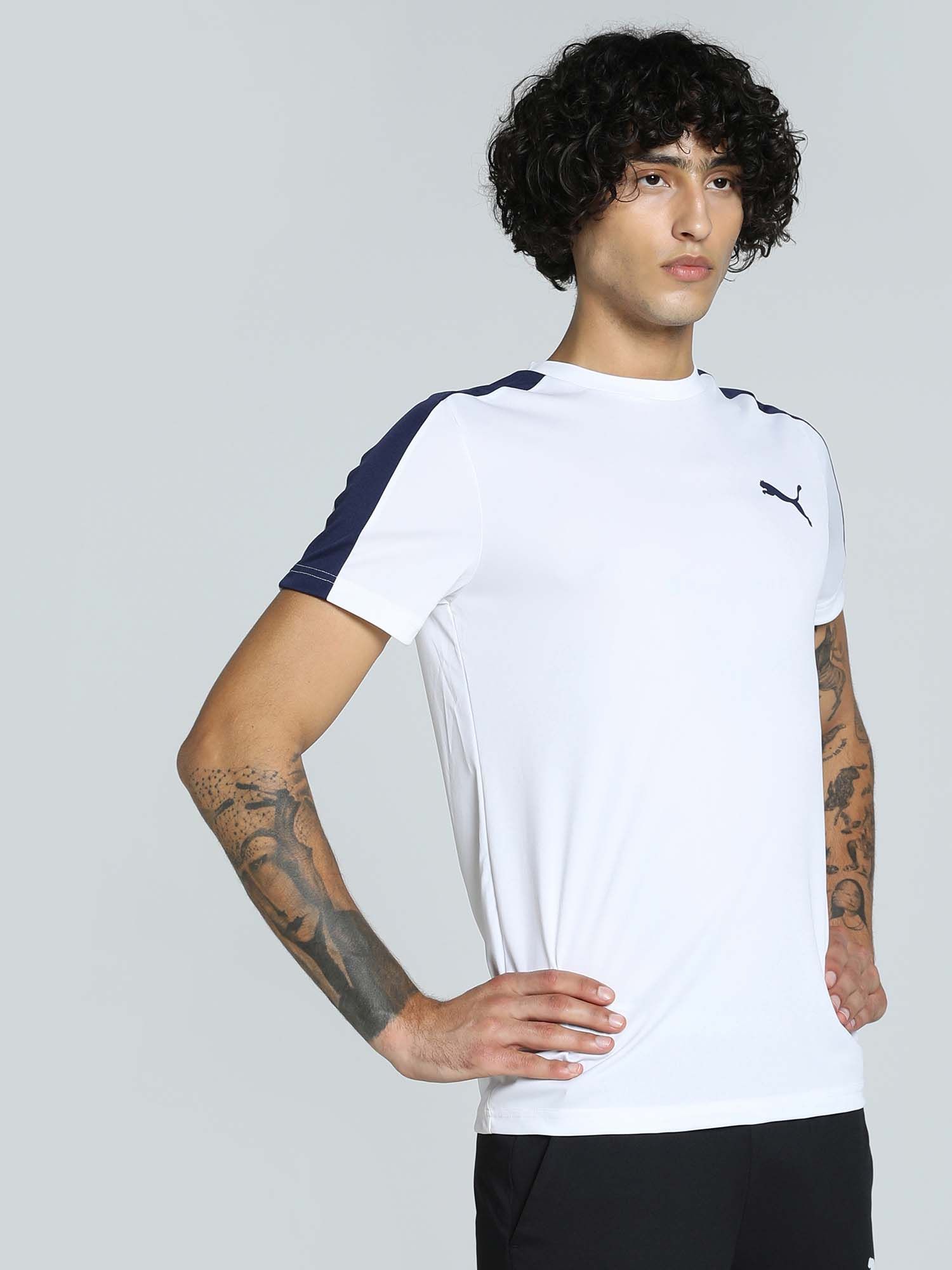 Puma Teams Cr Men White T-Shirt