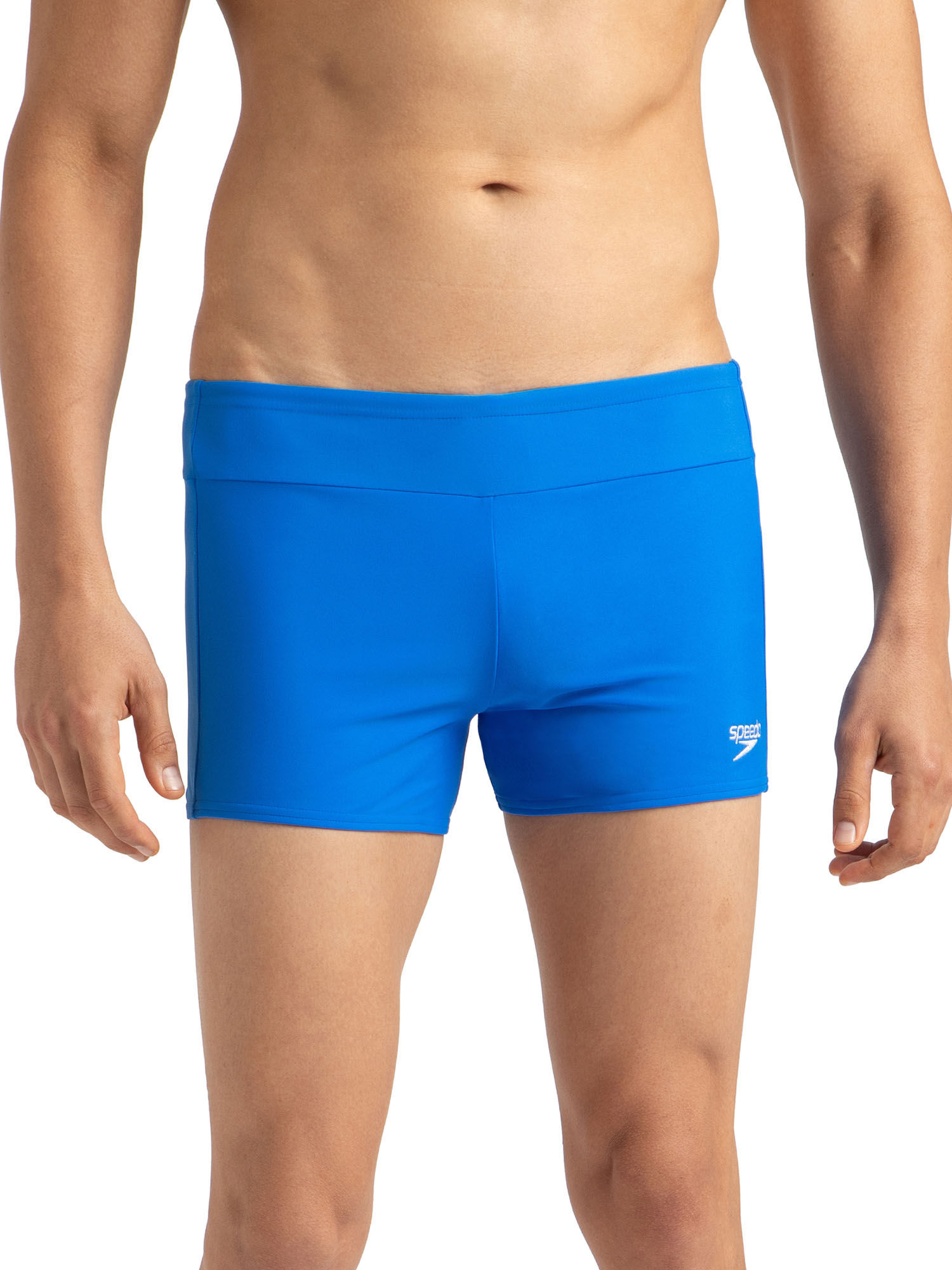 Speedo Men's Endurance10 Essential Houston Aquashort - Bondi Blue & White