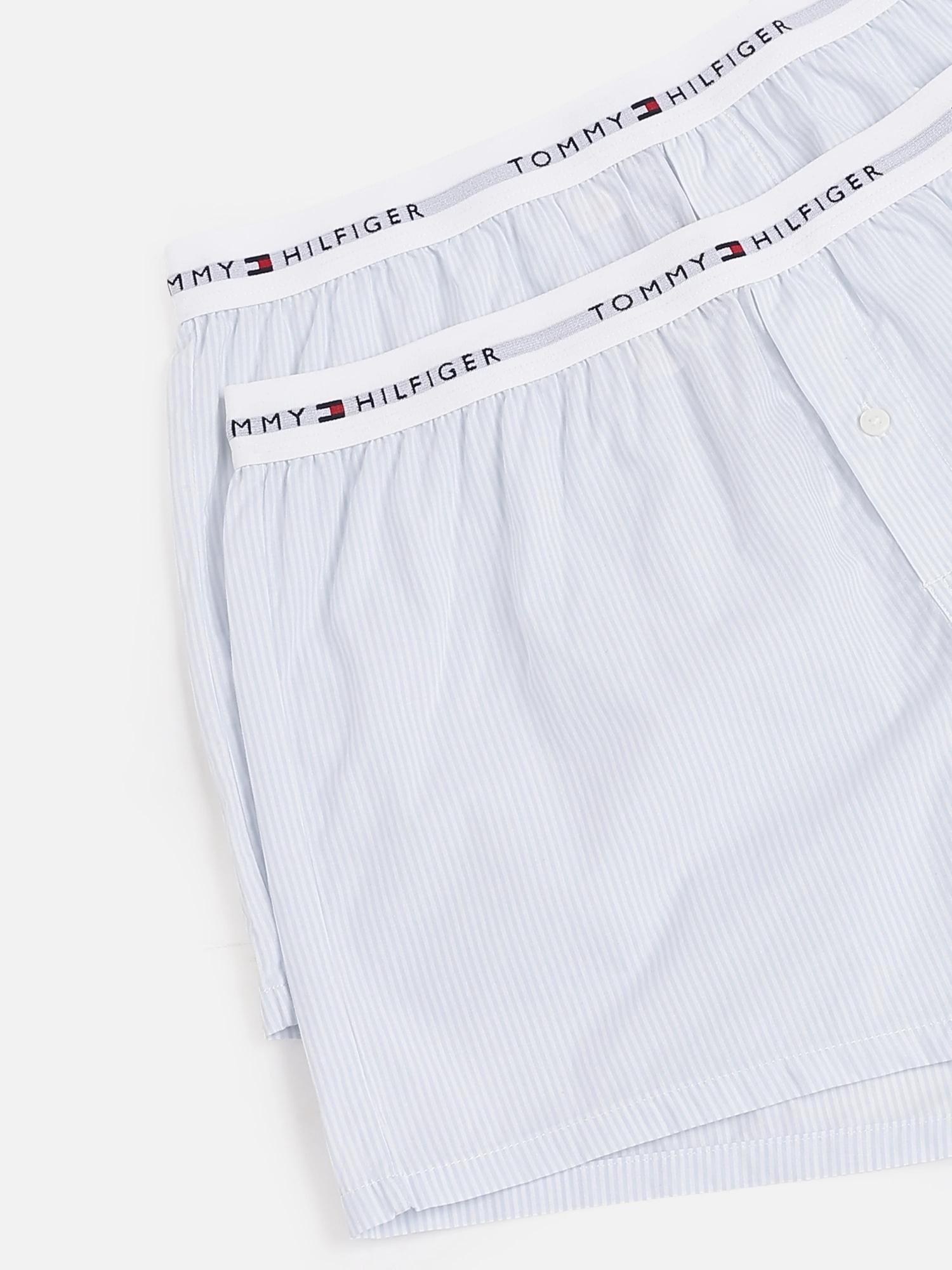 Tommy Hilfiger White Solid Mid Rise Boxers (Pack of 2)